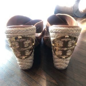 Tory Burch Suede Wedges 7 1/2